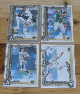 2025 Topps Holiday Oakland Lot (4) Nick Kurtz Jacob Wilson Rookies & Parallels - Bild 1 von 1