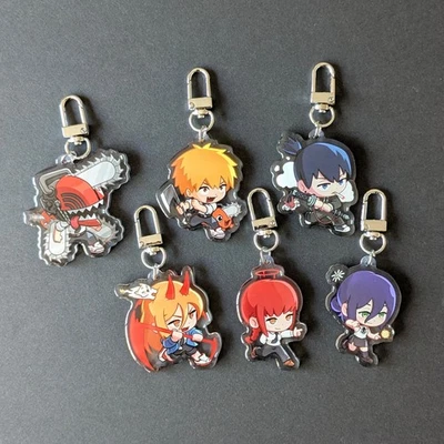 Chainsaw Man Makima Anime Keychain Acrylic Pendant Key Chains By Local Artist 2" - Image 1 of 4