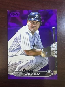 Derek Jeter Stadium Club 2024 púrpura/75 leyenda de los Yankees  - Imagen 1 de 3