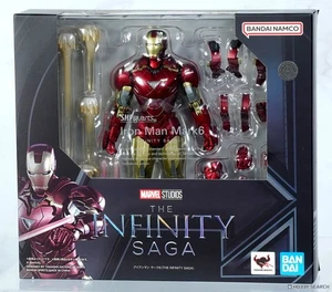FIGURA DE ACCIÓN BANDAI S.H.FIGUARTS MARVEL INFINITY SAGA IRON MAN MARK 6 VI 150mm - Imagen 1 de 7