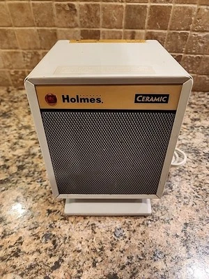 NICE! HOLMES CERAMIC Compact Space Heater 1500 Watts 120VAC. Tested Works  - Image 1 of 4