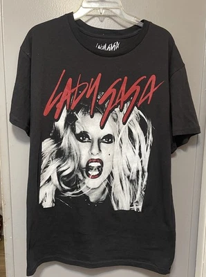 Lady Gaga Born This Way Black T-Shirt Size Extra Large - Image 1 of 3