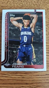 Jeremiah Fears 207 2025 Topps NBA Basketball  - Picture 1 of 1