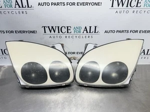 1994-1998 Mitsubishi 3000GT Driver & Passenger Side Headlights Glass OEM - Picture 1 of 19