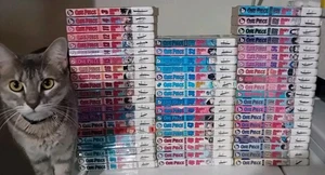 Lot of 57 One Piece Paperback Mangas  ENGLISH Eiichiro Oda Shonen x-library  - Picture 1 of 3