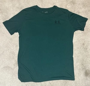 Under Armour Men’s Large Sport style Loose Logo Short Sleeve Green T-shirt - Picture 1 of 5