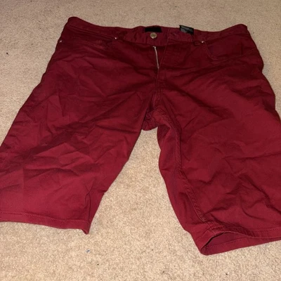 RARE H&M Red Dress Shorts Size 31 slim fit  - Image 1 of 4