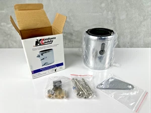 Kustom Kaddy Motorcycle Cup Holder Chrome Finish Switch Housing, Harley & More - Picture 1 of 11