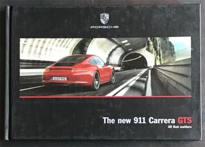 PORSCHE 911 CARRERA GTS Hardback Sales Brochure OCT 2014 #WSLM1501000125 EN/UK - Image 1 of 4