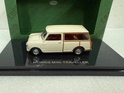Ebbro 44499 Morris Mini Traveller Cooper White 1:43 diecast scale model car - Image 1 of 4