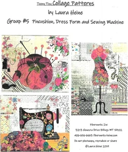 Laura HeineLHFWTT5 Teeny Tiny Applique Collage Group #5 Pattern, 16 x 20 Inch  - Picture 1 of 2