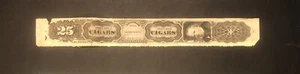 Ingresos de Estados Unidos: sello Springer de cigarros pagados con impuestos #TC99C; (25) emisión de 1878 (V); usado - Imagen 1 de 2