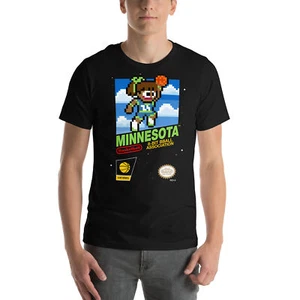 Minnesota Lynx Basketball Jersey Team NES Nintendo Vintage 8-bit Retro T-Shirt - Picture 1 of 13