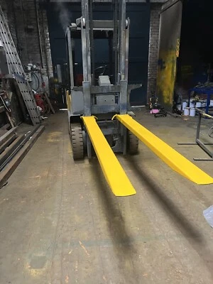 FORKLIFT TELEHANDLER FORK EXTENSIONS 6ft8ft 4/5/6 Inch - MADE STRONGER THEN REST - Image 1 of 4