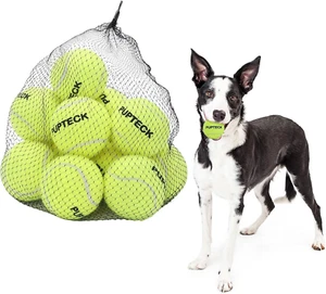 Squeaky Tennis Balls 12Pk 2.5 Dog Toys for Fetch & Training - Picture 1 of 12