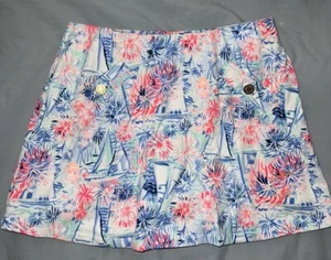 Lilly Pulitzer Sea To Shining Sea Patriotic Fireworks Madison Skort Small S - Picture 1 of 3