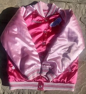 DISNEY STORE PRINCESS PINK CINDERELLA BUTTON UP JACKET SIZE M 7/8 - Picture 1 of 5