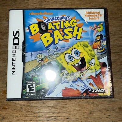 New SPONGEBOB BOATING BASH NINTENDO DS Sealed Free Shipping - Image 1 of 2