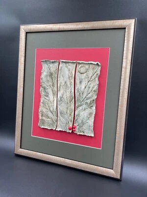 Framed Wall Art Pottery Handmade (16” X 20”) at ClayByKirt small studio - Image 1 of 4