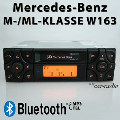 Original Mercedes W163 Radio Audio 10 BE3100 Bluetooth Radio MP3 M ML Klasse - Bild 1 von 4