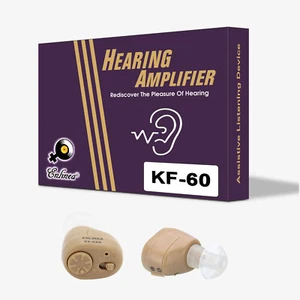 Enlinea 2 Pc. Mini Ear Amplifier Mild to Moderate Hearing Loss for Deaf People - Picture 1 of 5