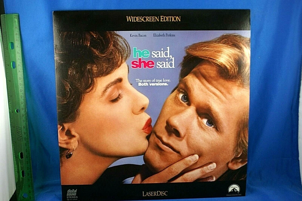He Said, She Said - LASERDISC - Kevin Bacon - Elizabeth Perkins (1991) Foto 1 de 1