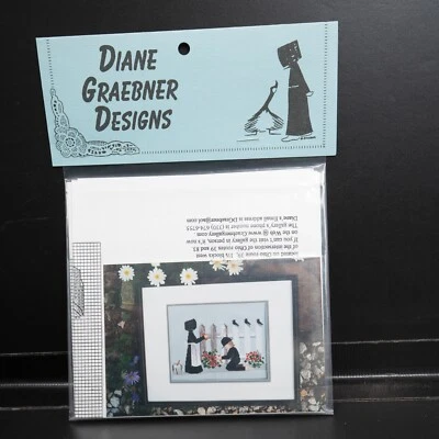 Diane Graebner Designs Fence Whitewash Counted Cross Stitch Pattern - Image 1 of 2