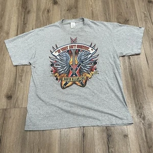 Vintage David Allan Coe Shirt Size Large “If That Ain’t Country” USA Flag - Picture 1 of 8