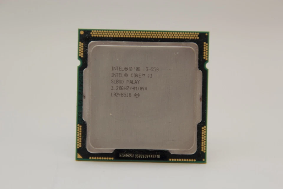 Intel Core i3-550 3,2GHz 4MB Intel GMA HD Graphics Sockel 1156 73Watt SLBUD - Bild 1 von 1