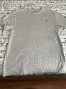 Herren grau Polo klassische Passform T-Shirt Größe M - Bild 1 von 4