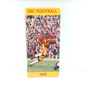 1978 USC Trojans College Football Media Guide Charles White - Bild 1 von 2