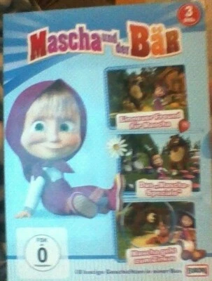 Mascha und der Bär 3er DVD (Folgen 1 + 2 + 4) Mascha Bear Bar - Image 1 of 2