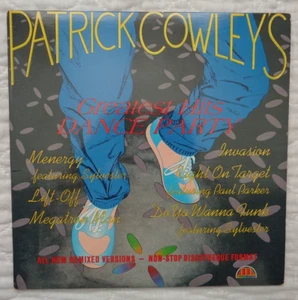 Patrick Cowley's Greatest Hits Dance Party lp, 1983,RARE,NO "SPINDLE HOLE" MARKS - Picture 1 of 5