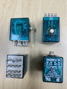 4 PC. Midtex 156-14B2L1 Relay 12VDC Coil 28VDC 1/10HP  14-Pin B42 - Picture 1 of 4