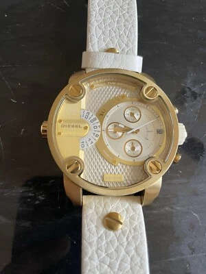 Watch Diesel DZ7273 111306 Only the Brave Men White Watch New Battery - Image 1 of 4