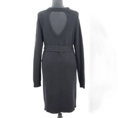 Splendid Sweater Midi Dress Womens Small Soft Knit Mockneck Wool Cashmere Blend - Image 1 of 4