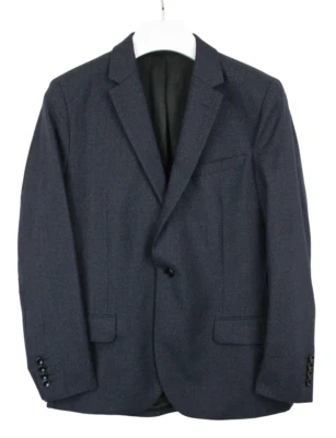 Reiss Denza B Blazer Hombre (GB) 40 Seda Lana Formal Botonadura Sencilla Melange - Imagen 1 de 4