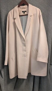 New! Elos Plus SIze 3X (64" chest) Pale Pink Coat - Picture 1 of 5