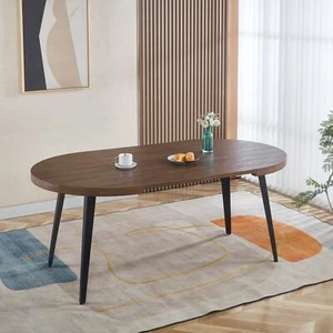 Extendable MDF Table,Dining Table,Office Table,Coffee Tabble With Metal Leg - Picture 1 of 9
