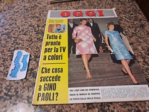 Oggi rivista 26 1966-Principessa Grace-Gino Paoli-Bobby Solo-Modugno-Mina- - Foto 1 di 9