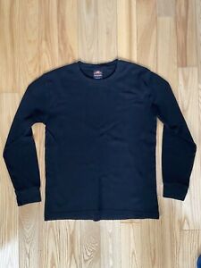 Men's Thermal Shirt Long SleeveWaffle Knit Warm Layering Size Large