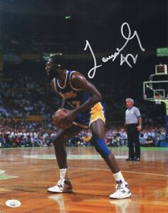 JAMES WORTHY Authentic Hand-Signed LOS ANGELES LAKERS 11x14 Photo (JSA COA) C