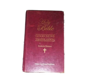 HOLY BIBLE GOOD NEWS TRANSLATION CATHOLIC EDITION AMERICAN BIBLE SOCIETY HARDCOV - Picture 1 of 5