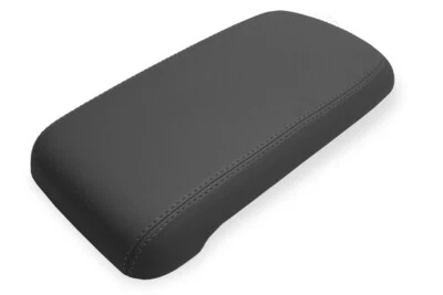 Fits 2015-2019 Chevrolet Colorado PVC Console Lid Armrest Cover Dark Gray - Изображение 1 из 4