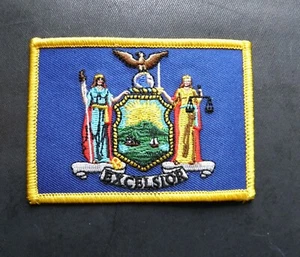NEW YORK USA STATE ARM SHOULDER EMBROIDERED PATCH 2.5 x 3.5 inches US - Picture 1 of 1