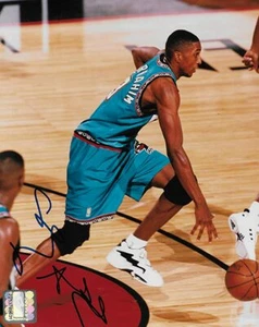 Shareef Abdur-Rahim Vancouver Grizzlies signed basketball 8x10 photo COA. - Picture 1 of 1