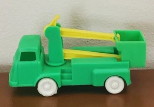 Vintage 1960s Plastic Toy Cherry Picker Truck Made In West Germany EUC - Picture 1 of 9