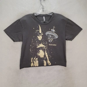 Support Radical Space Feminism T Shirt Unique Sexy Gray Graphic Cut Tee Size S - Picture 1 of 19