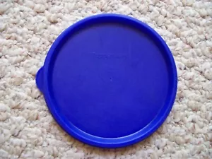 Tupperware Blue 4.5" Replacement Lid #5227A - Picture 1 of 2