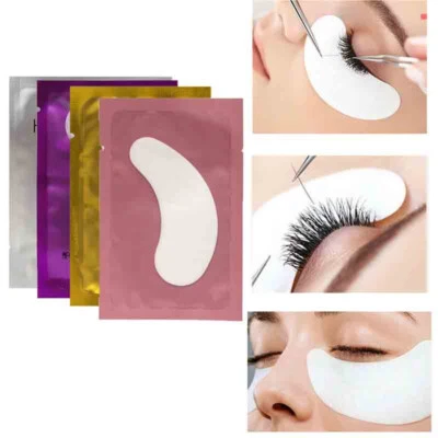 50/100/200Pcs Eye Pads Eyelash Pad Gel Patch Lint Free Lashes Extension Make Up - Image 1 of 4
